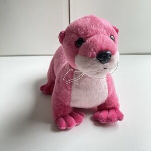 Aurora Destination Nation 12 River‎ Otter Pink Adventurous Stuffed Animal Plush